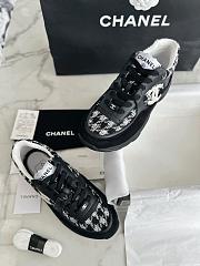 Chanel Black Tweed Sneaker - 4