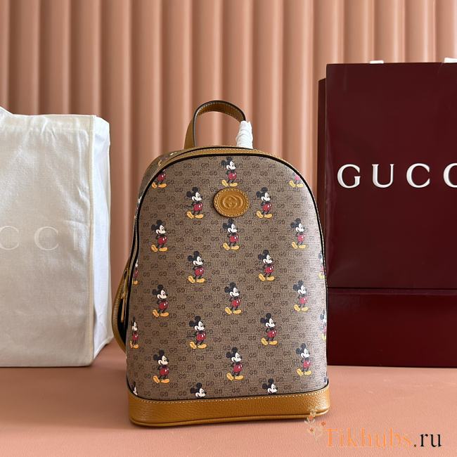 Disney x Gucci Cloth Backpack 22x29x12cm - 1