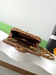 Chanel Flap Bag Yellow Sequins 21x14x8cm - 6