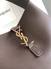 YSL LE 5 À 7 Small Brown Leather 23x22x8.5cm - 6