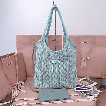 Miu Miu Ivy Blue Bag 35x40cm