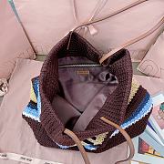 Miu Miu Raffia-effect Woven Tote Bag 40x34x16cm - 2