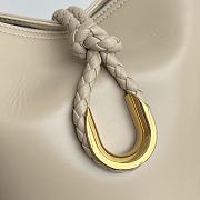 Bottega Veneta Small Liberta Bucket Beige 22x18x15cm - 3