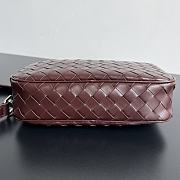Bottega Veneta Small Intrecciato Camera Bag Brown 24.5x15x6cm - 4
