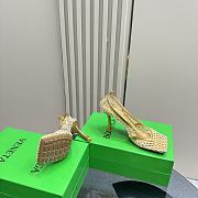 Bottega Veneta Stretch Lace-Up Sandal Gold 9cm - 4
