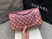 Chanel Medium Flap Bag Iridescent Pink 25cm - 2