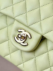 Chanel Flap Bag Light Green Lambskin 25cm - 2