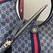 Gucci Giglio Large Tote Bag Blue 60x47x16cm - 6