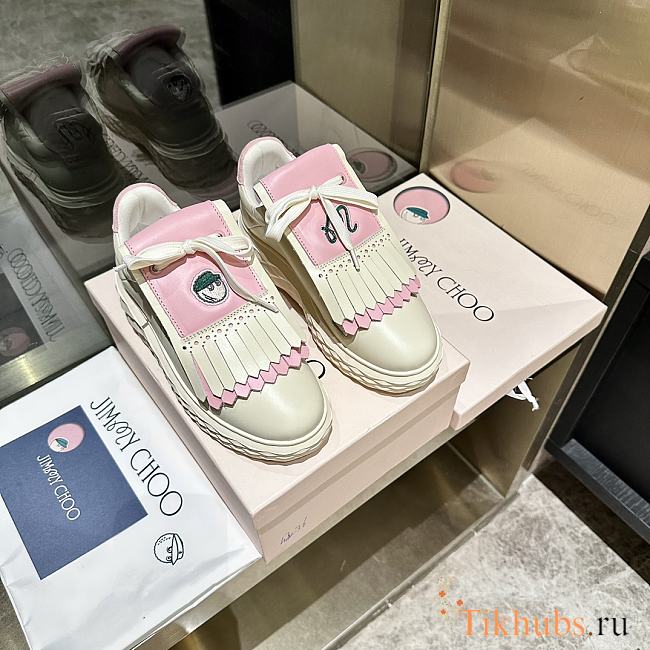 Jimmy Choo Malbon 2.0 Diamond F Pink Sneaker - 1