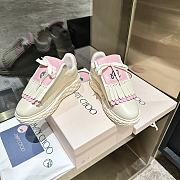 Jimmy Choo Malbon 2.0 Diamond F Pink Sneaker - 5