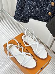 Louis Vuitton LV Rivage White Sandal - 1