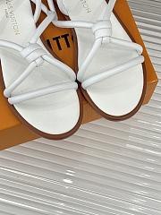 Louis Vuitton LV Rivage White Sandal - 4