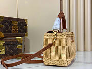 Louis Vuitton LV Mini Capucines Raffia Brown 21x8x14cm - 5