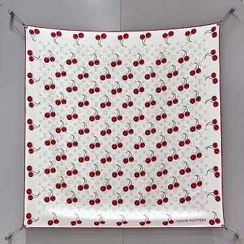 Louis Vuitton LV x TM Monogram White Cerise Square 90x90cm