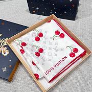 Louis Vuitton LV x TM Monogram White Cerise Square 90x90cm - 5