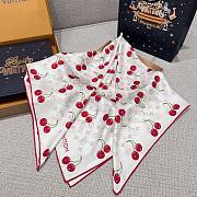Louis Vuitton LV x TM Monogram White Cerise Square 90x90cm - 4