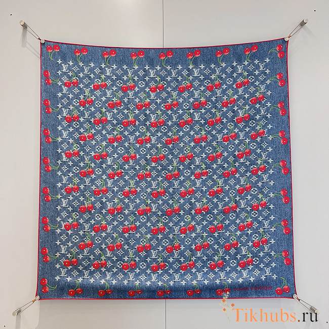 Louis Vuitton LV x TM Blue Square 90x90cm - 1