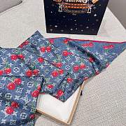 Louis Vuitton LV x TM Blue Square 90x90cm - 2