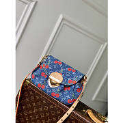 Louis Vuitton LV x TM Sunset Cherry Denim 27x18x3cm - 1