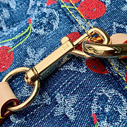 Louis Vuitton LV x TM Sunset Cherry Denim 27x18x3cm - 2