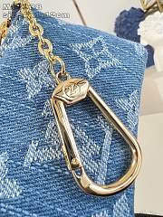 Louis Vuitton LV x TM Key Pouch Blue Cherry 12x7x1.5cm - 2