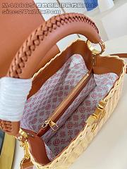 Louis Vuitton LV Capucines BB Raffia Brown 27x9x18cm - 4
