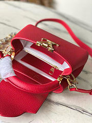 Louis Vuitton LV Mini Red Capucines 21x14x8cm - 4