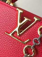 Louis Vuitton LV Mini Red Capucines 21x14x8cm - 3