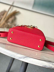 Louis Vuitton LV Mini Red Capucines 21x14x8cm - 2