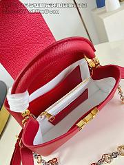 Louis Vuitton LV Red Capucines BB 27x18x9cm - 6