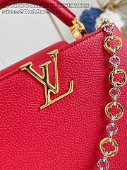 Louis Vuitton LV Red Capucines BB 27x18x9cm - 5