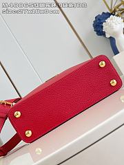 Louis Vuitton LV Red Capucines BB 27x18x9cm - 2
