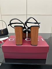 Gucci Women's Platform Sandal Black Heel 13cm - 4
