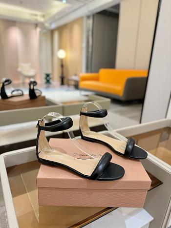 Gianvito Rossi Black Sandal