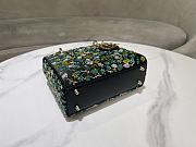 Dior Small Lady Bag Multicolor Black Green 20cm - 5