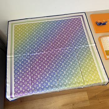 Louis Vuitton LV Sunrise Aquarelle Square Scarf 90x90cm