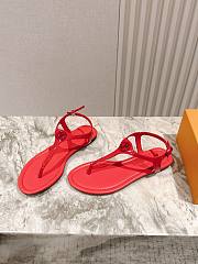 Louis Vuitton LV Sunkiss Sandal Red - 4