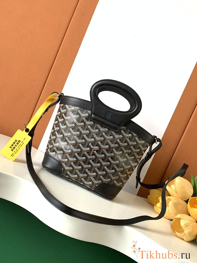 Goyard Beluga PM Goyardin/Canvas Black 24x25x10cm - 1