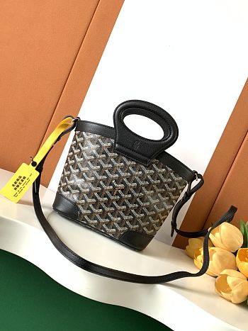 Goyard Beluga PM Goyardin/Canvas Black 24x25x10cm
