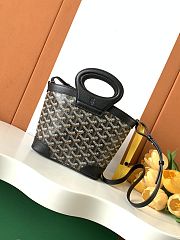 Goyard Beluga PM Goyardin/Canvas Black 24x25x10cm - 2