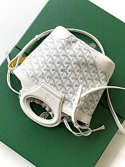 Goyard Beluga PM Goyardin/Canvas White 24x25x10cm - 4