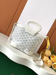 Goyard Beluga PM Goyardin/Canvas White 24x25x10cm - 3