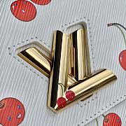 Louis Vuitton LV x TM Twist PM White Cherry 19x7x15cm - 6