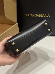 Dolce & Gabbana DG Marlene Frame Tote Bag Black 19x13.5x7cm - 6
