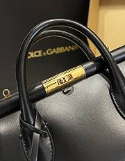 Dolce & Gabbana DG Marlene Frame Tote Bag Black 19x13.5x7cm - 2