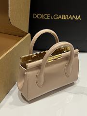 Dolce & Gabbana DG Marlene Frame Tote Bag Pink 19x13.5x7cm - 6