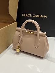 Dolce & Gabbana DG Marlene Frame Tote Bag Pink 19x13.5x7cm - 4