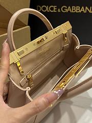 Dolce & Gabbana DG Marlene Frame Tote Bag Pink 19x13.5x7cm - 3
