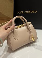 Dolce & Gabbana DG Marlene Frame Tote Bag Pink 19x13.5x7cm - 2