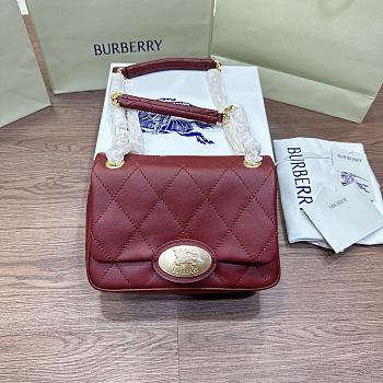 Burberry Small Strand Red Bag 20.5x7.5x16cm
